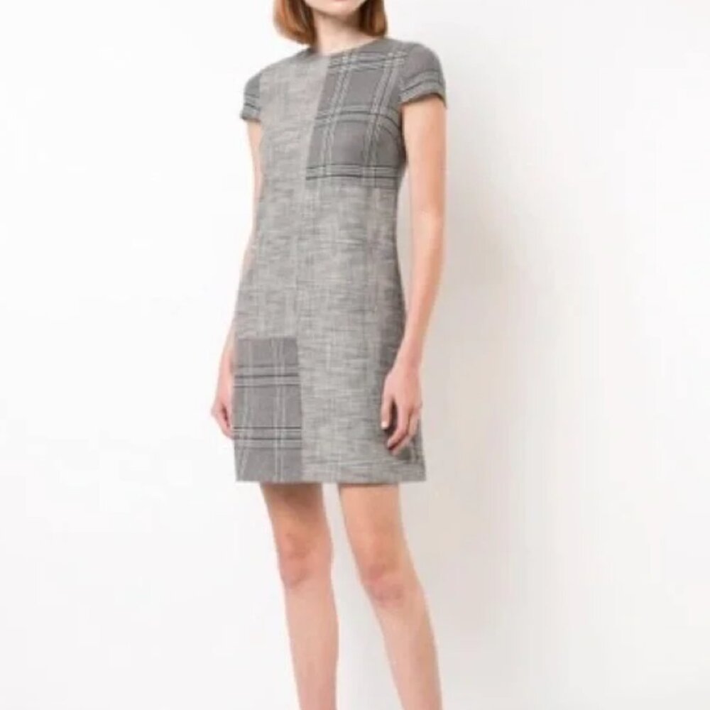 Alice + Olivia Coley Plaid Mini Dress